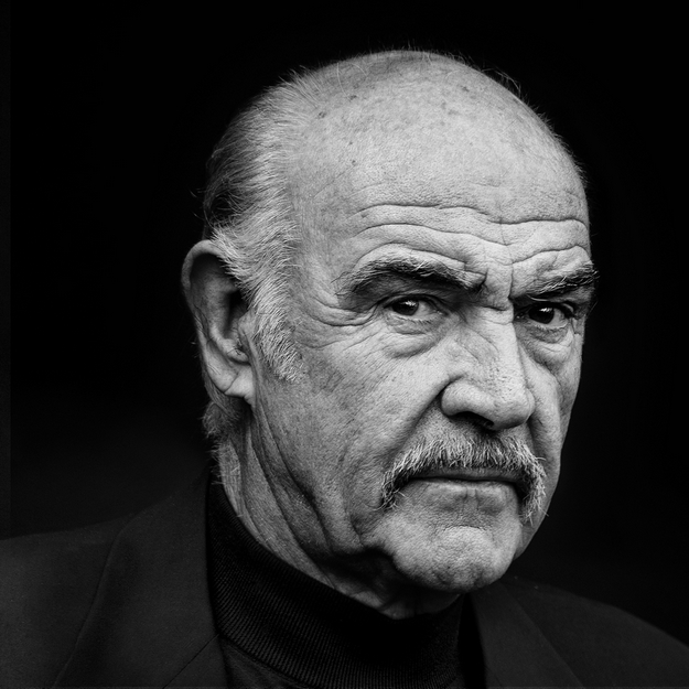 portraits acteurs cinéma américain - Sean Connery