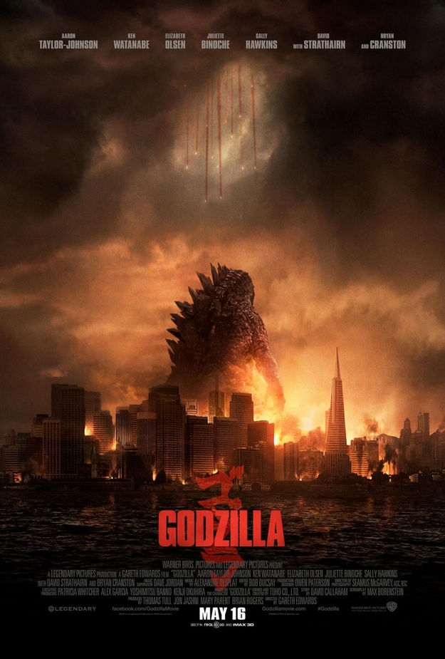 Godzilla 2014 - affiche