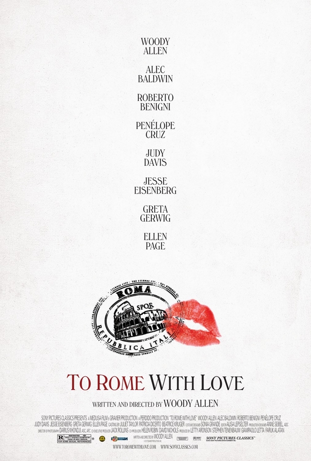 To Rome with Love - affiche