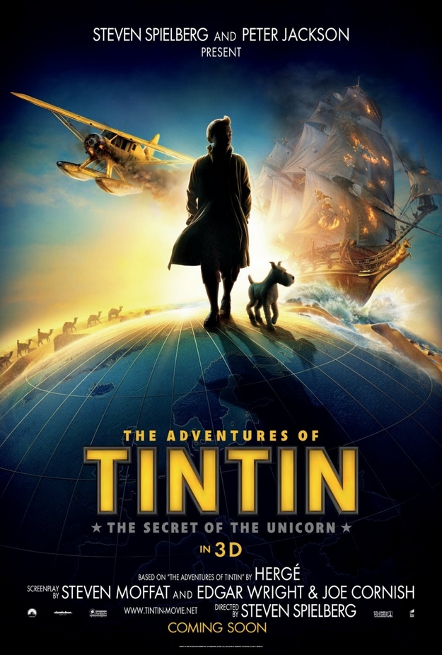 Les aventures de Tintin - affiche