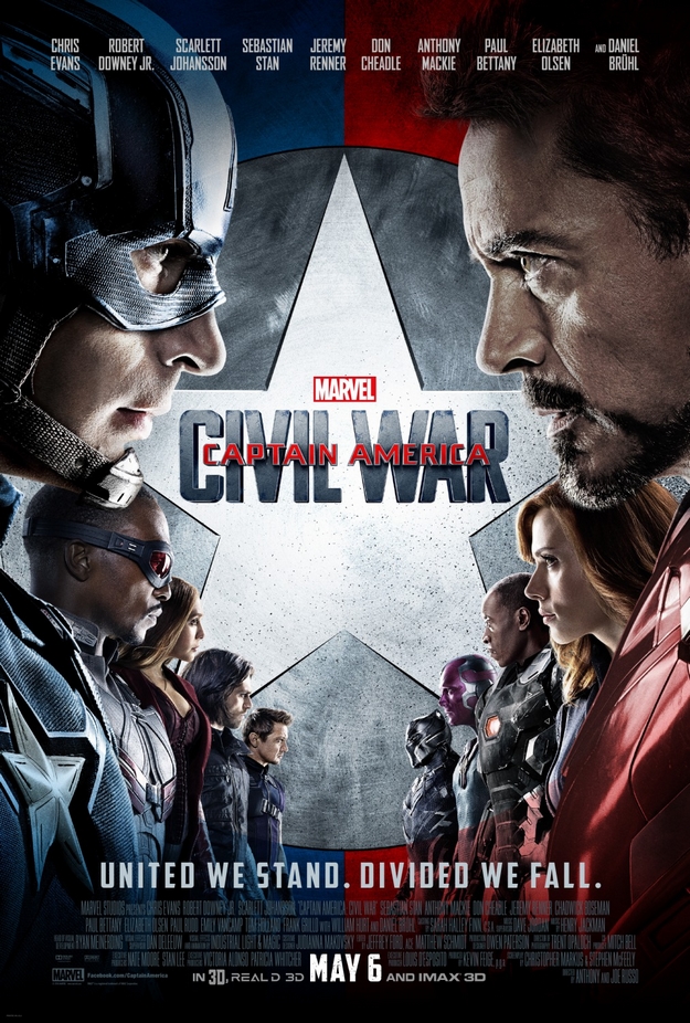Captain America Civil War - affiche