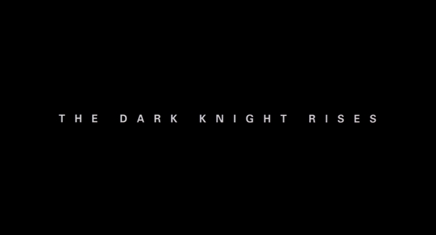 The Dark Knight Rises - générique